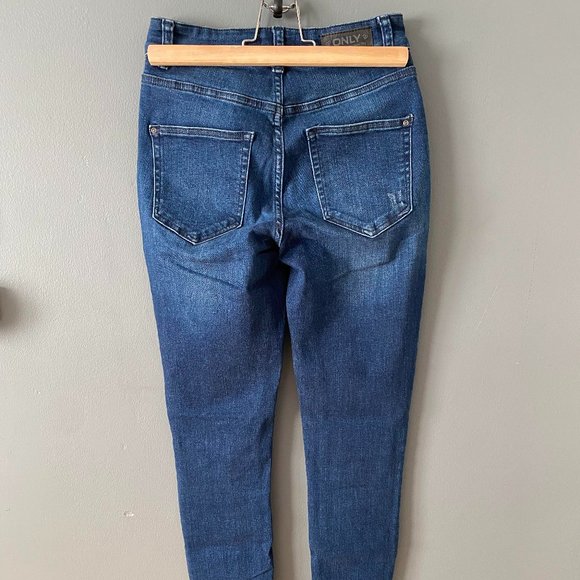 Only Blue Skinny Jeans - Picture 2 of 3